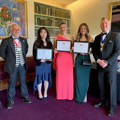 Kimberley Murray,(HW) Izabella Nowakowska (HW) and Dingyuan Liu (ECA